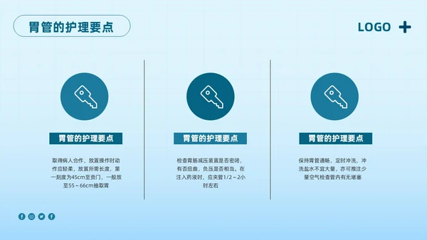 蓝色简约护理管道安全管理PPT模板宣传PPT动态PPT护理安全管理