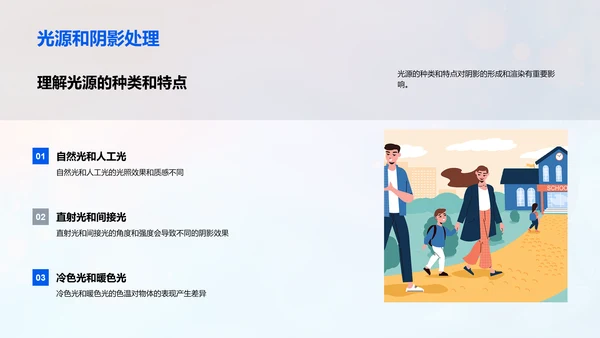 美术光影技法教学