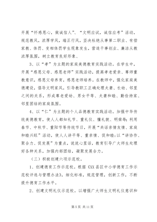 龙门小学创建文明城市实施方案 (4).docx