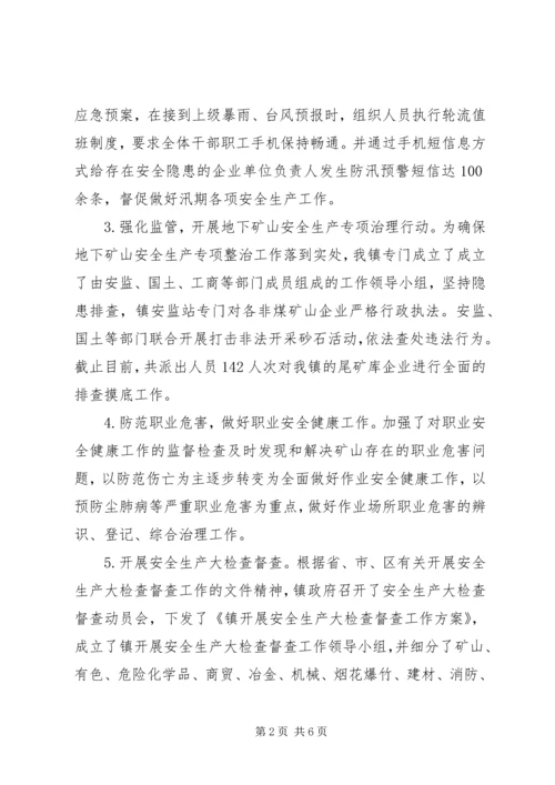 乡镇安监站年终工作总结.docx