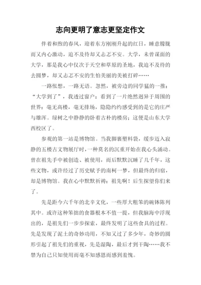 志向更明了意志更坚定作文.docx