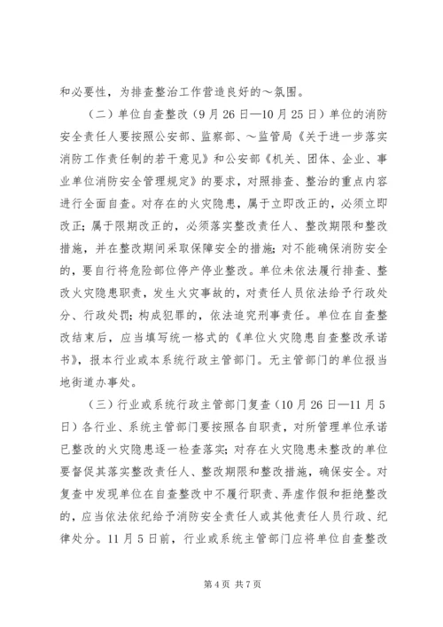 集中开展火灾隐患排查整治工作实施方案 (3).docx