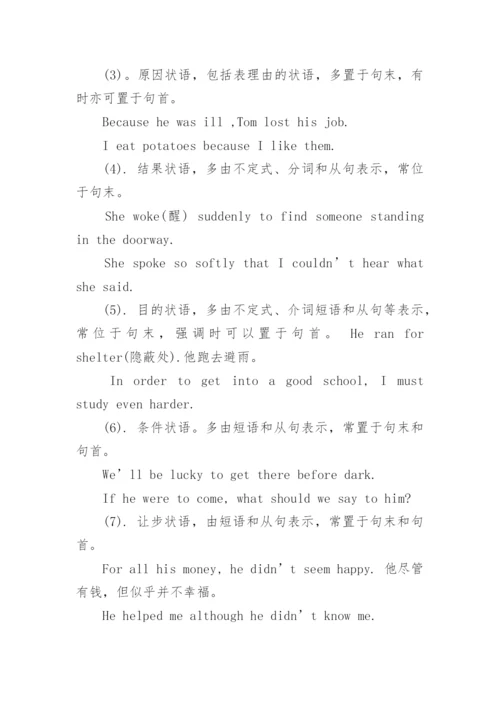 英语句子成分分析讲解.docx