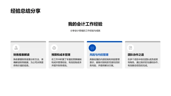 会计岗位竞聘演讲PPT模板