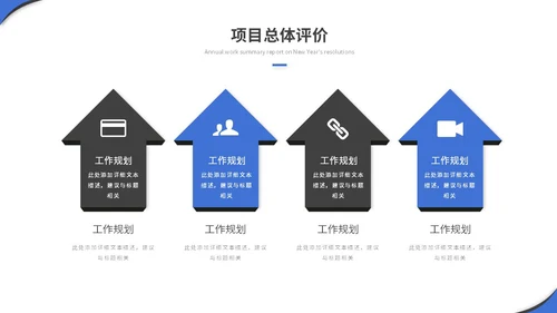 简约商务项目汇报项目报告工作汇报工作总结ppt模板