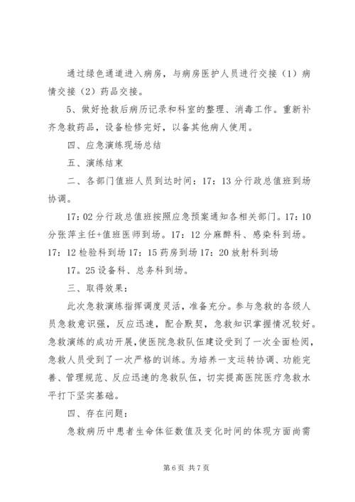 重大突发事件医疗卫生救援应急演练方案.docx