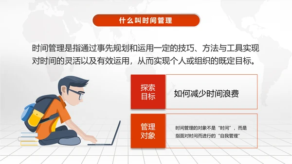 时间管理技巧PPT模板企业培训人力资源