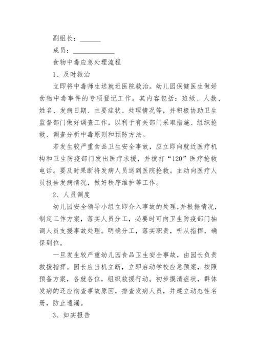 幼儿园食品安全应急预案.docx