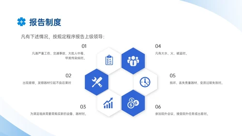 蓝色商务风医疗耗材管理培训PPT模板