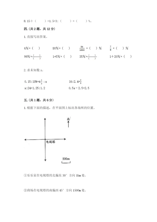 小学毕业班数学检测题及参考答案【完整版】.docx