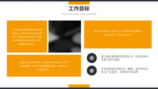 时尚简约保险销售计划书通用PPT模板