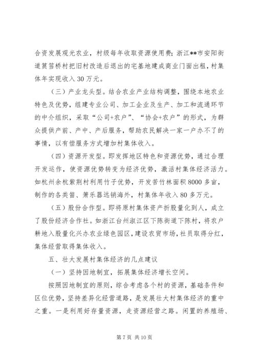 发展壮大村级集体经济调研报告.docx