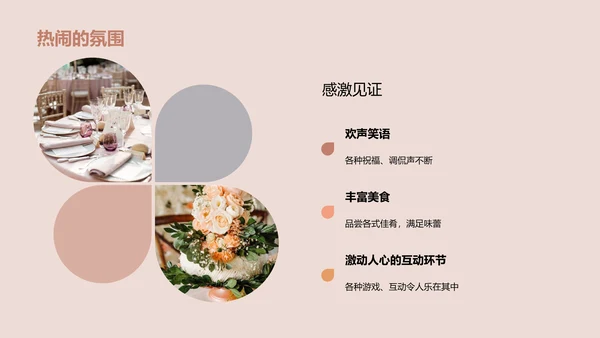 橙色商务现代我们的幸福时刻PPT模板