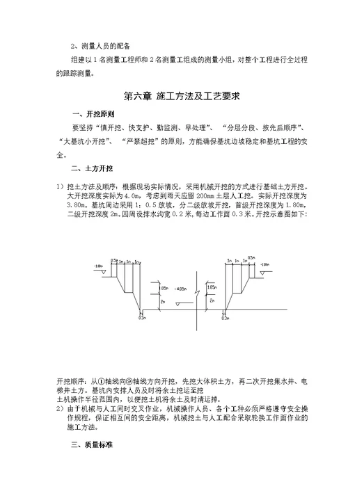 多层楼土方开挖施工方案