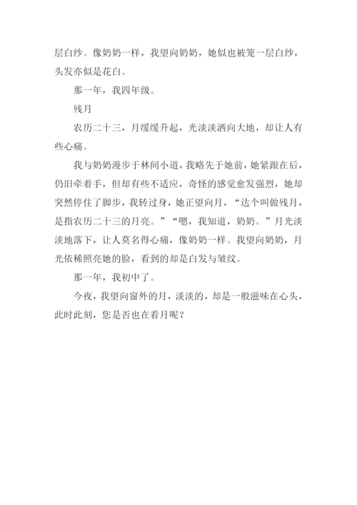 以月亮为题的作文600字.docx