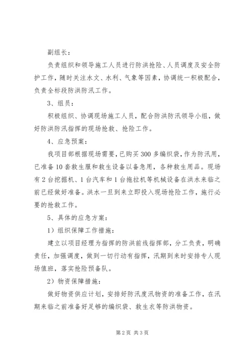 防洪防汛应急方案.docx