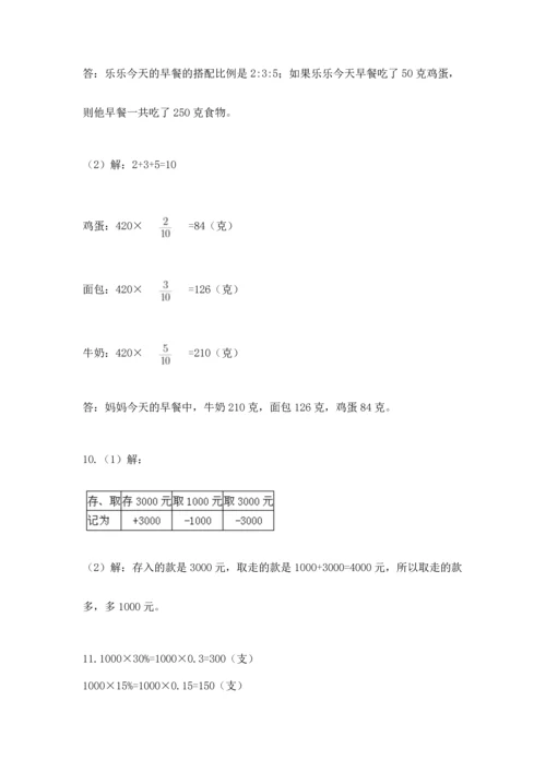 六年级小升初数学应用题50道附答案（典型题）.docx