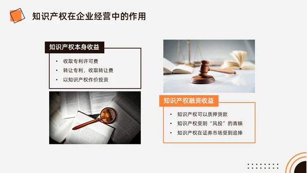 橙黑色水彩简约商务知识产权培训企业培训PPT世界知识产权日