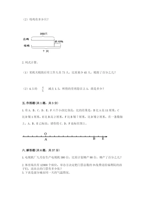 廊坊市霸州市六年级下册数学期末测试卷精品有答案.docx