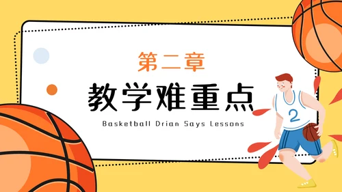 篮球运球说课稿PPT模板