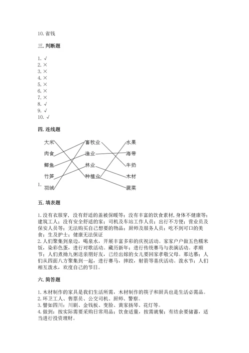 部编版四年级下册道德与法治 期末测试卷含完整答案（典优）.docx