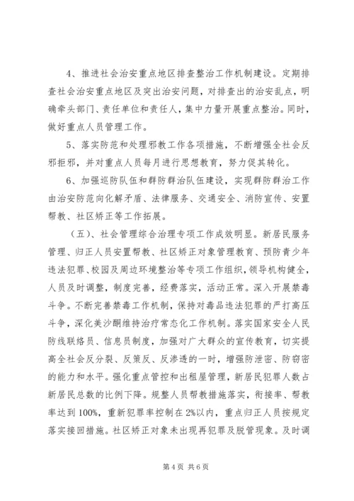 乡镇年度社会综治工作总结.docx