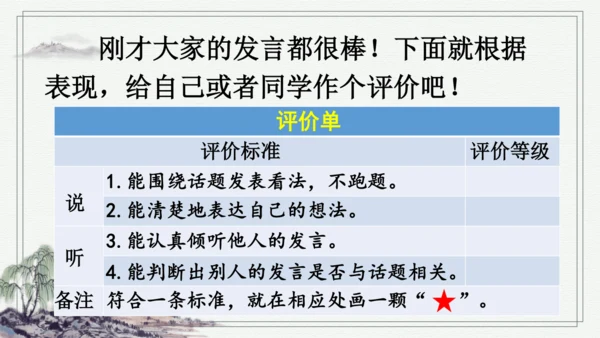部编版四年级上册语文 口语交际：我们与环境  课件