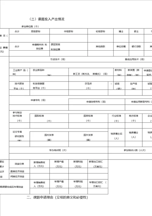 柳州市软科学研究课题