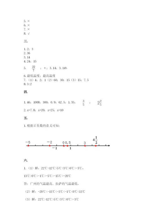 青岛版数学小升初模拟试卷精品【能力提升】.docx