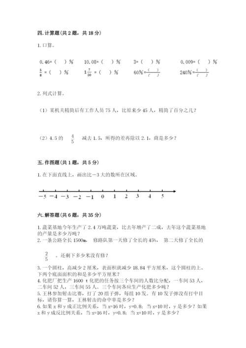 小升初数学期末测试卷精品【巩固】.docx