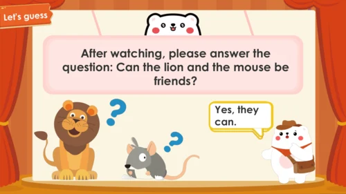 Unit 1 The lion and the mouse Period1（课件(共49张PPT)