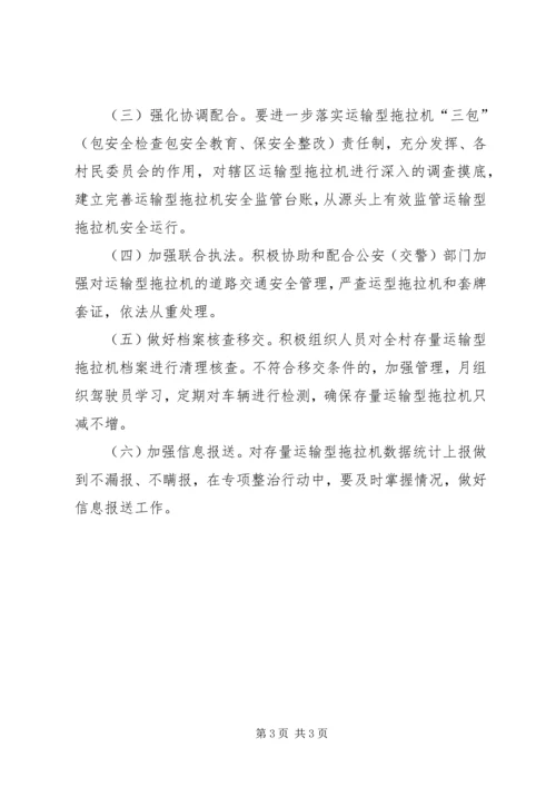 运输型拖拉机安全整治工作方案.docx