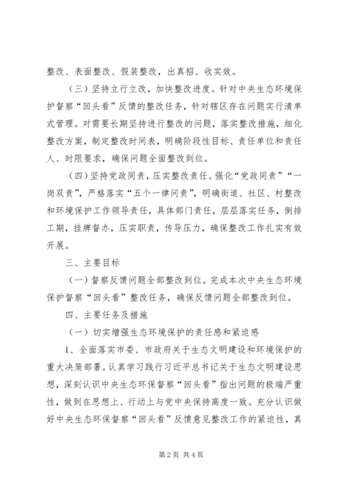 环境保护督察回头看整改工作计划.docx