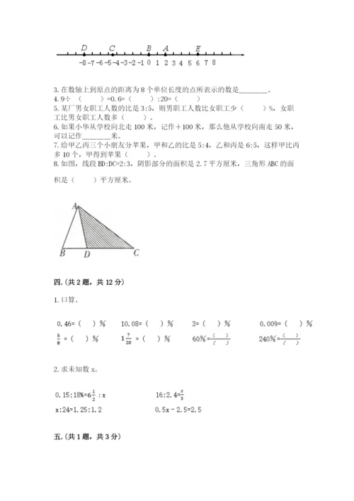 北师大版数学小升初模拟试卷附完整答案（考点梳理）.docx