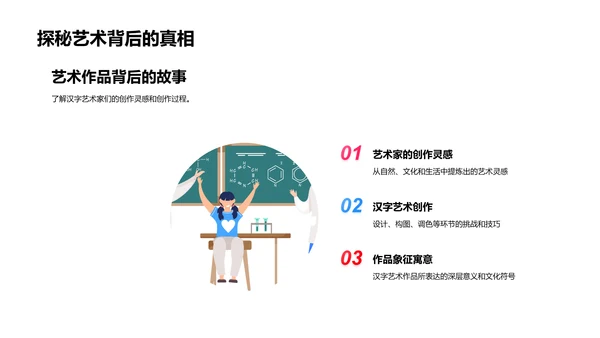 汉字美学教学PPT模板