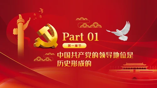 坚持中国共产党的领导不忘初心牢记使命党课
