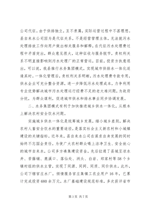 全县水务集团建立工作意见.docx