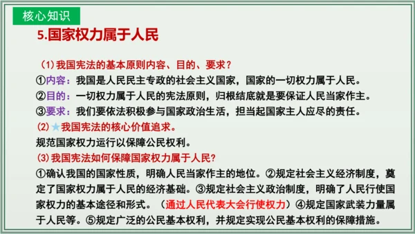 《讲·记·练高效复习》 第一单元 坚持宪法至上 八年级道德与法治下册 课件(共30张PPT)