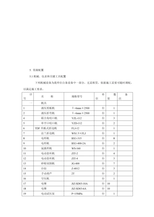 中荣印刷地源热泵中央空调施工组织设计模板.docx