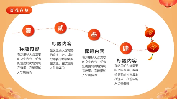 好运锦锂鲤企业开门红活动策划通用PPT模板
