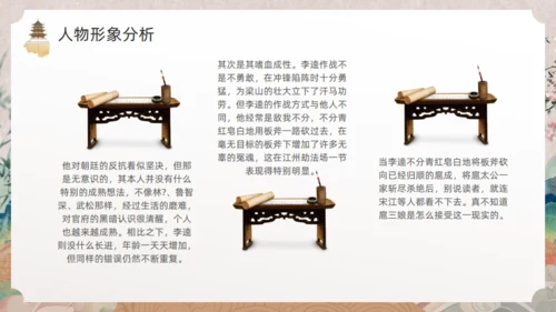 《水浒传》黑旋风李逵通用PPT模板