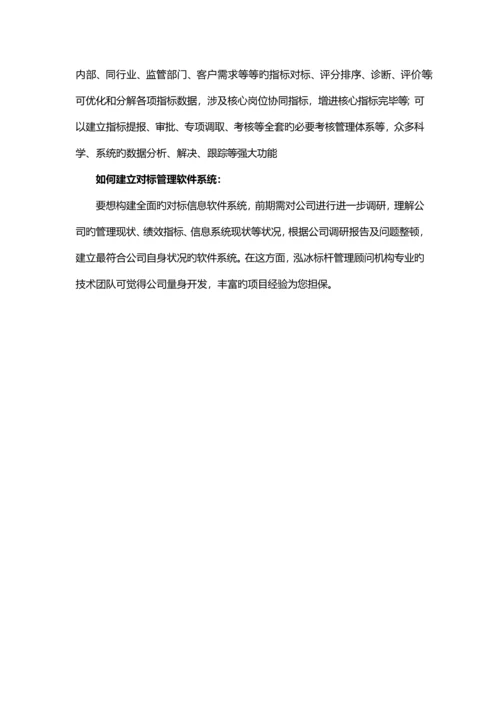 标杆管理信息化系统介绍.docx