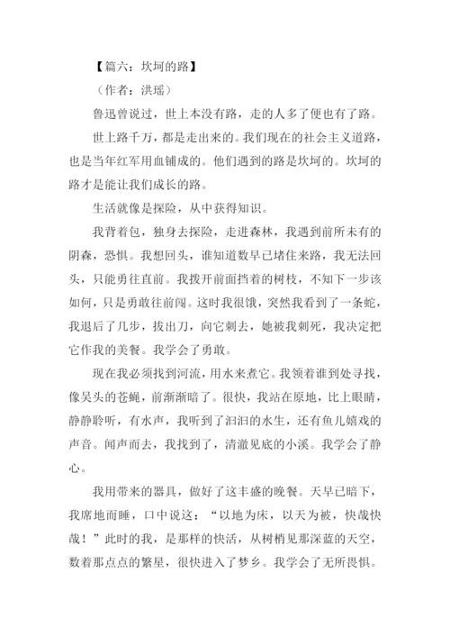 以路为主题的作文.docx