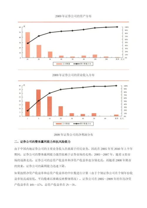 证券、基金和信托业产业地图(2010-2011).docx