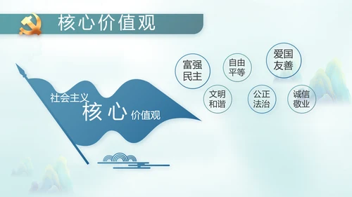 党建引领促发展乡村振兴展画卷动态PPT模板
