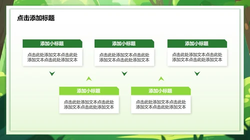 绿色小清新风暑假安全教育主题PPT模板