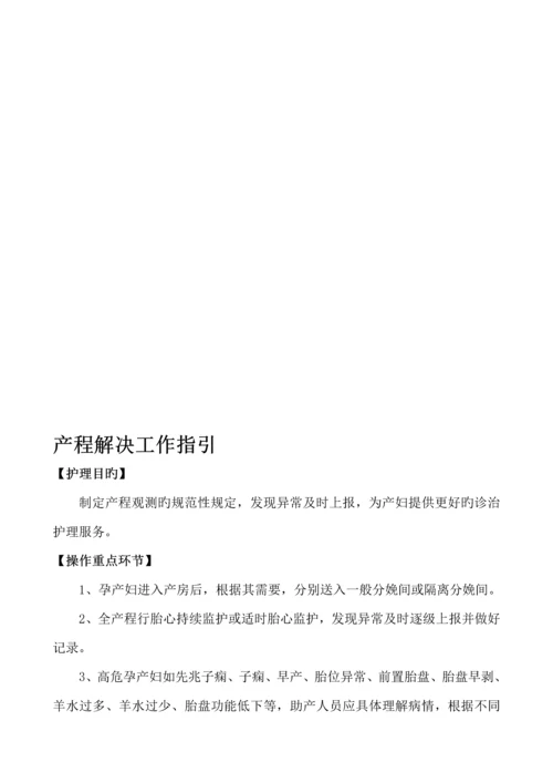 产科十大安全目标的指引与标准流程.docx