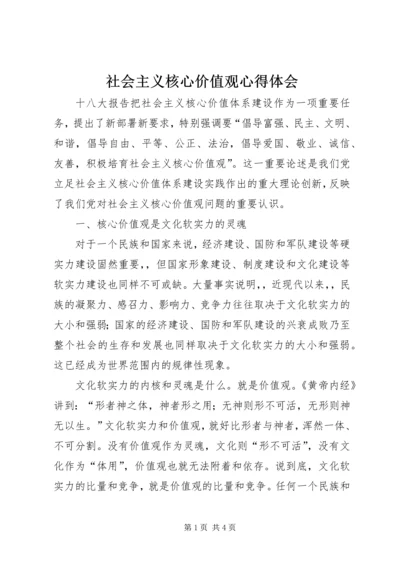 社会主义核心价值观心得体会 (17).docx