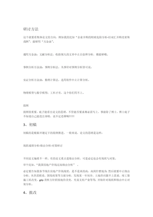 翰林论文查重：写好毕业论文的五个步骤.docx