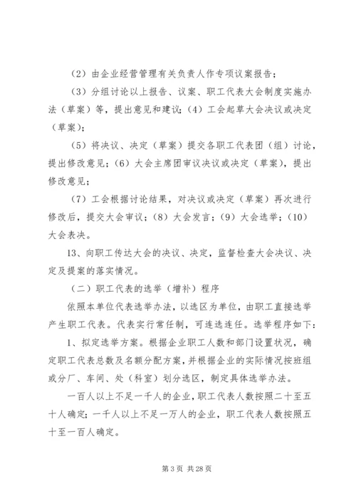 企业职工代表大会工作程序.docx